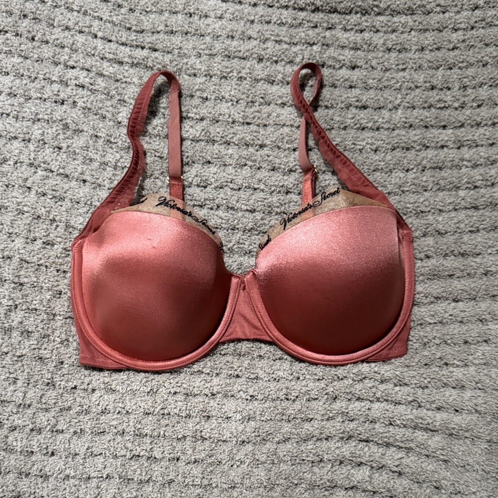 Victoria's Secret Satin Bra - Copper